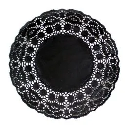 250 Dentelles ronde Ø240mm noire